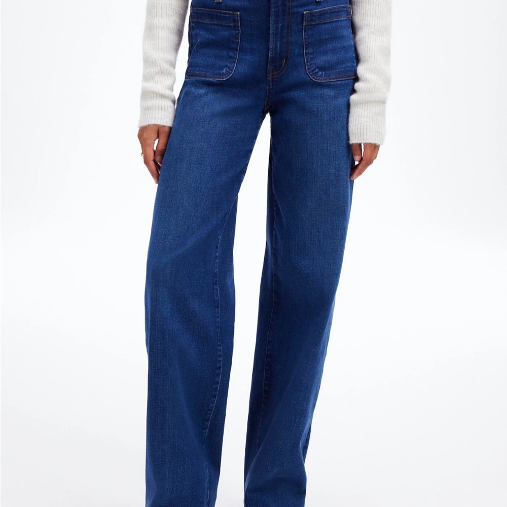 Madewell Curvy Emmett wide leg